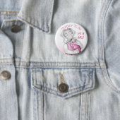 Werdende Mutter Mädchen Elefant | Babyparty Button (Beispiel)