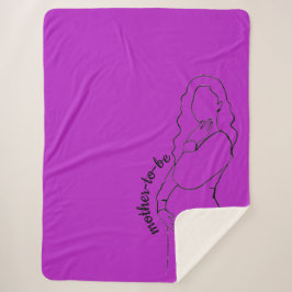 werdende Mutter Sherpadecke