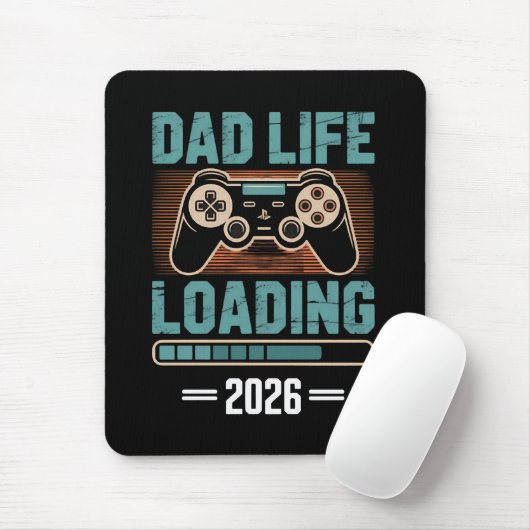 Werdender Vater Dad Leben Lädt 2026 Mousepad (Mit Mouse)