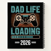 Werdender Vater Dad Leben Lädt 2026 Notizblock (Rückseite)