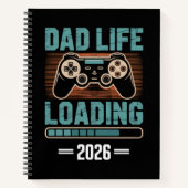 Werdender Vater Dad Leben Lädt 2026 Notizblock (Vorderseite)