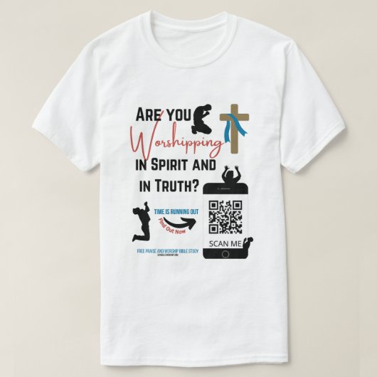Werdet ihr im Geist und in der Wahrheit? T-Shirt (Design vorne)
