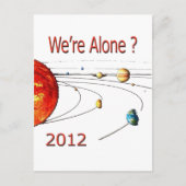 Were allein postkarte (Vorderseite)