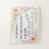 We're having a Baby Pregnancy Reveal to Eltern Puzzle (Vertikal)