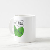 We're Mint To Be Funny Herb Pun Kaffeetasse (Vorderseite Links)