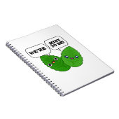We're Mint To Be Funny Herb Pun Notizblock (Rechte Seite)