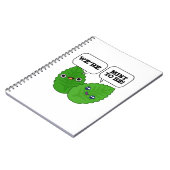 We're Mint To Be Funny Herb Pun Notizblock (Linke Seite)