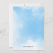 We're On Cloud Nine Engagement Party Invitation Save The Date (Rückseite)