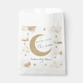 We're Over The Moon Boho Celestial Baby Shower Geschenktütchen (Vorderseite)