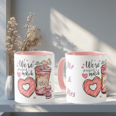 We're Perfect Match Mr & Mrs Couple Romantic Funky Tasse