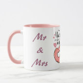 We're Perfect Match Mr & Mrs Couple Romantic Funky Tasse (Links)