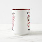 We're Purrfect Together Cute Valentine's Day Mug Tasse (Zentrum)
