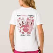 We're Purrfect Together T-Shirt (Rückseite)