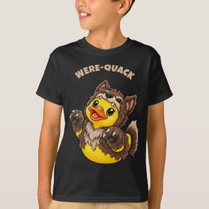 Were-Quack-Werwolf-Gummiente Halloween T-Shirt