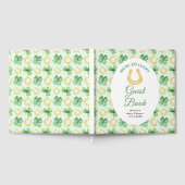We're So Lucky Horseshoe St Patrick's Baby Shower Gästebuch (Voll)