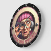 Were You Invited? Wall Decor Große Wanduhr (Winkel)