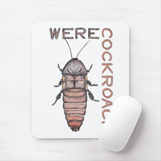 Werecockroach Mousepad (Mit Mouse)
