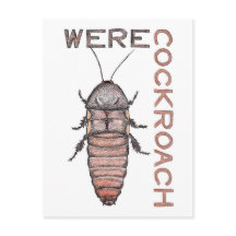 Werecockroach Postcard