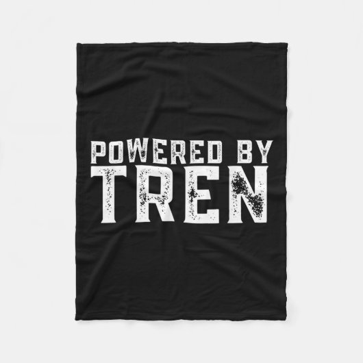 Wered By Tren _ Legalize Anabolic Steroids _ Funny Fleecedecke (Vorderseite)