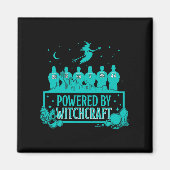 Wered By Witchcraft - Seattle Baseball Premium Magnet (Vorne)