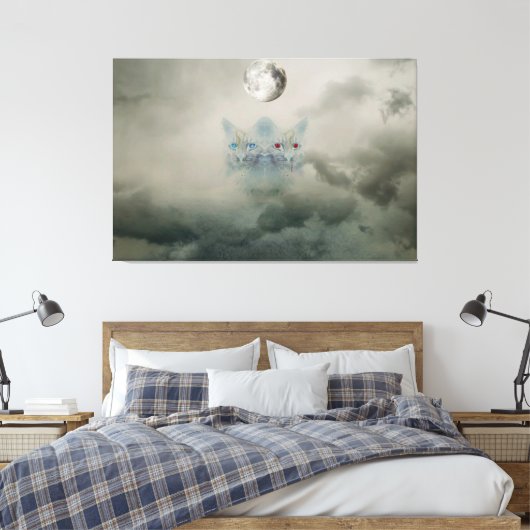 Werekitären Leinwanddruck (Insitu (Schlafzimmer))