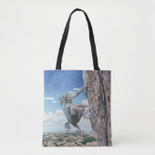 Wererat Girl Rock Climbing Grafische Tote Tasche (Vorderseite)