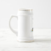 Wererat Snowboarder Fantasy Art Beer Stein Bierglas (Links)