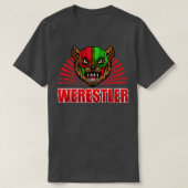 Werestler Halloween Masked Lucha Libre Wrestler Wi T-Shirt (Design vorne)