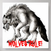 werewolf2, WOLVES RULE! Poster (Vorne)