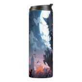 Werewolf Anime style artwork Tumbler Thermosbecher (Nach links gedreht)
