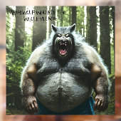 Werewolf Ate Auto undurchsichtige Fensterheber Fensteraufkleber (Blatt 2)