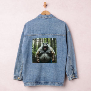 Werewolf Ate Whole Village Frauen denim Jacke