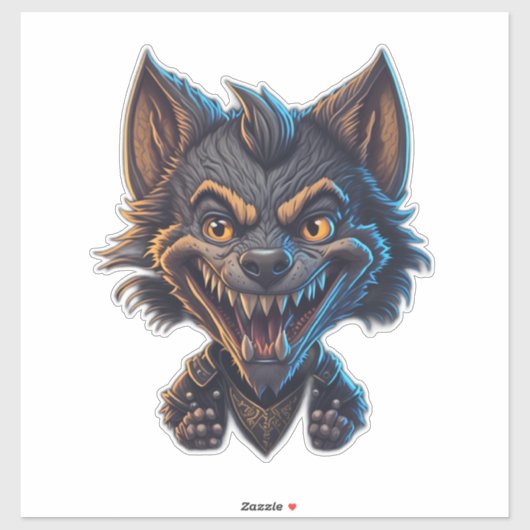 Werewolf Aufkleber (Blatt)