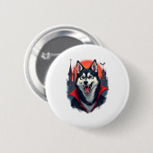 Werewolf Beagle Howl Button (Vorne & Hinten)