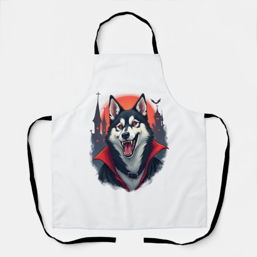 Werewolf Beagle Howl Schürze (Vorderseite)
