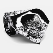 Werewolf bereit, Retro Vintages in Angriff zu Krawatte (Gerollt)