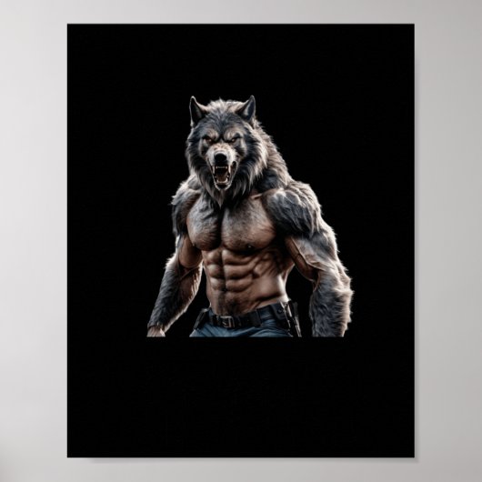Werewolf beweist, dass diese Größe auch auf dem Au Poster (Vorne)