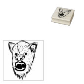 Werewolf Briefmarke zur Illustration Gummistempel (Stempel)