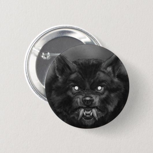 Werewolf-Button/Knopf Button (Vorne & Hinten)