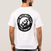 Werewolf Café (Website-Tasche/Logo-Rückseite) T-Shirt (Rückseite)