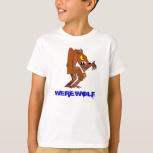Werewolf-Cartoon-Entwurfs-T-Shirt T-Shirt