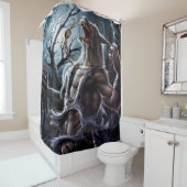 Werewolf Changing Duschvorhang (Beispiel)