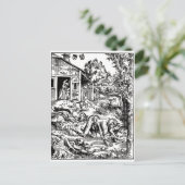 werewolf-clipart-8 postkarte (Stehend Vorderseite)