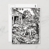 werewolf-clipart-8 postkarte (Vorne/Hinten)