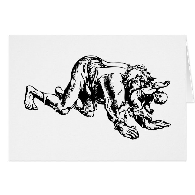 Werewolf, der Baby isst (Vorderseite (Horizontal))