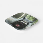 Werewolf, der das ganze Dorf aß, hat zwei Teller (Gewinkelt)