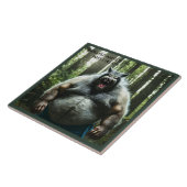 Werewolf, der das ganze Dorf aß, mit Textilien Fliese (Seite)