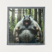 Werewolf, der das ganze Dorf mit Wandteppichen aß Wandteppich (Vorderseite)