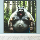 Werewolf, der die Leinwand des ganzen Dorfes aß, d (Insitu (Holzboden))