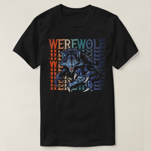 Werewolf-Design für Werwolf-Filme und Wölfe che T-Shirt (Design vorne)